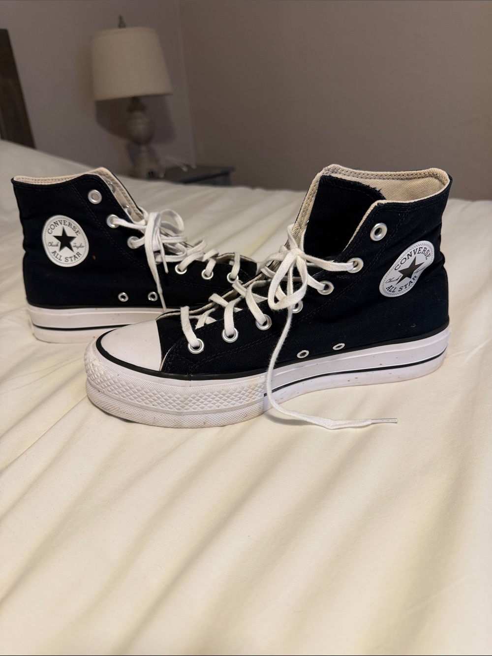 Converse Chuck Taylor All Star Platform High Top Sneakers - Black